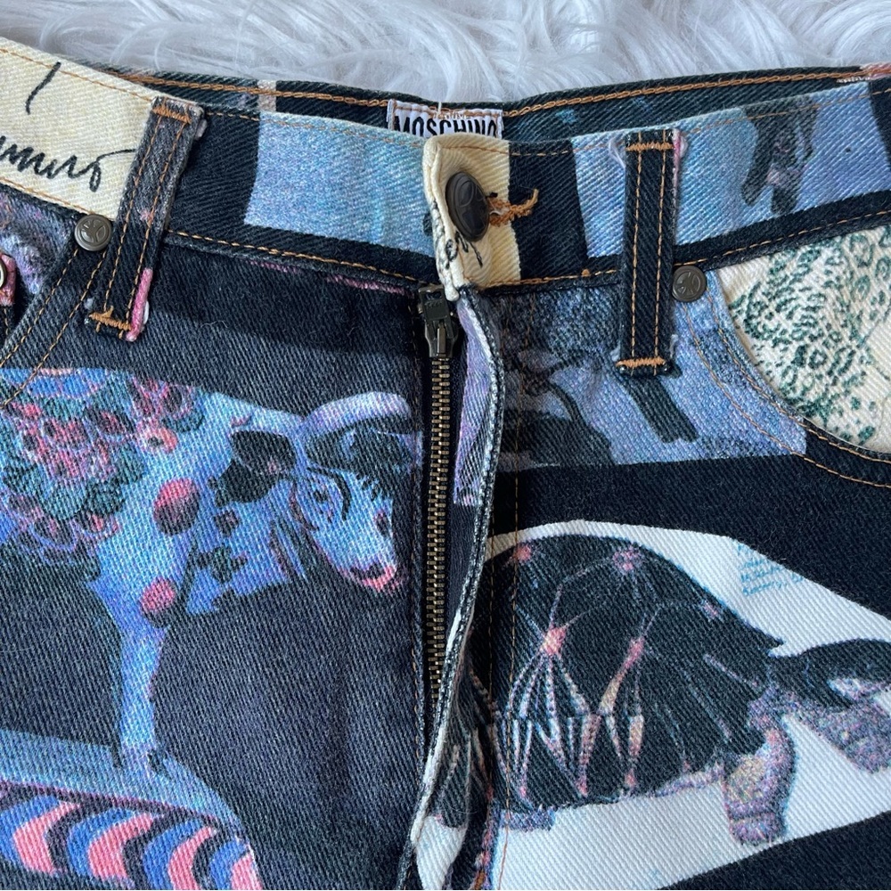 MOSCHINO Jeans Animal Print Pants “Rare” - Picture 12 of 15
